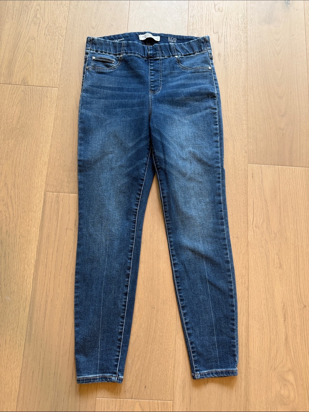 Liverpool Jeans Company Ankle Skinny Eco Logical Blue Jeans- EUC